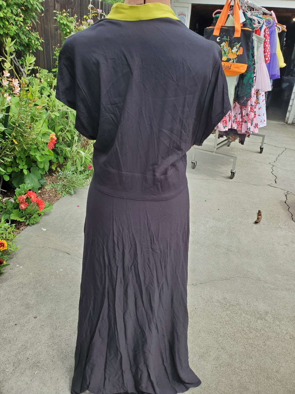 Trashy Diva  Two-Tone Maxi Dress with Tie Waist - Picture 5 of 7